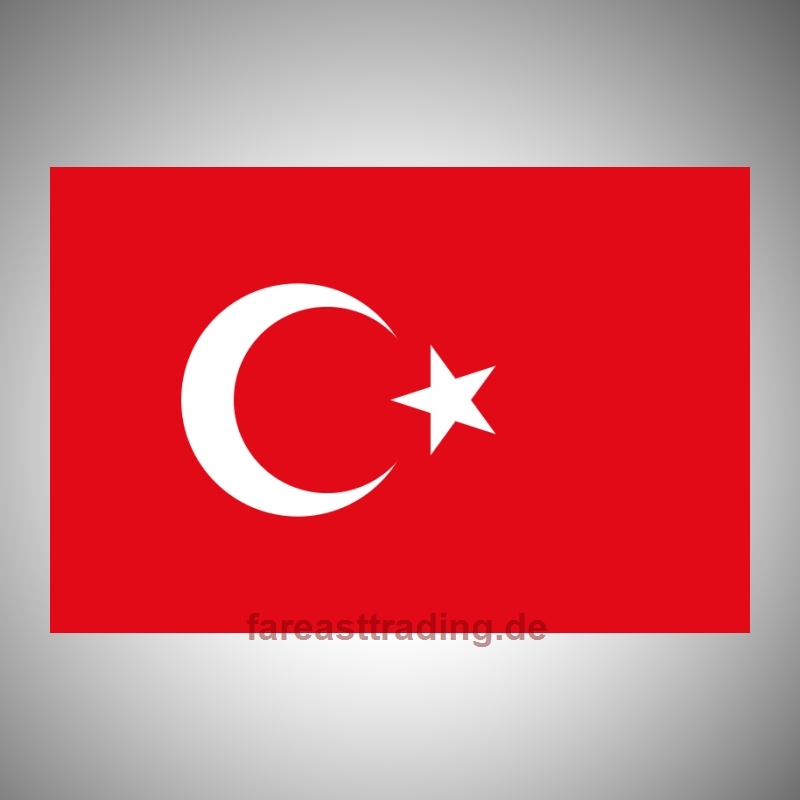 Fahne (groß) Türkei 90x150 cm